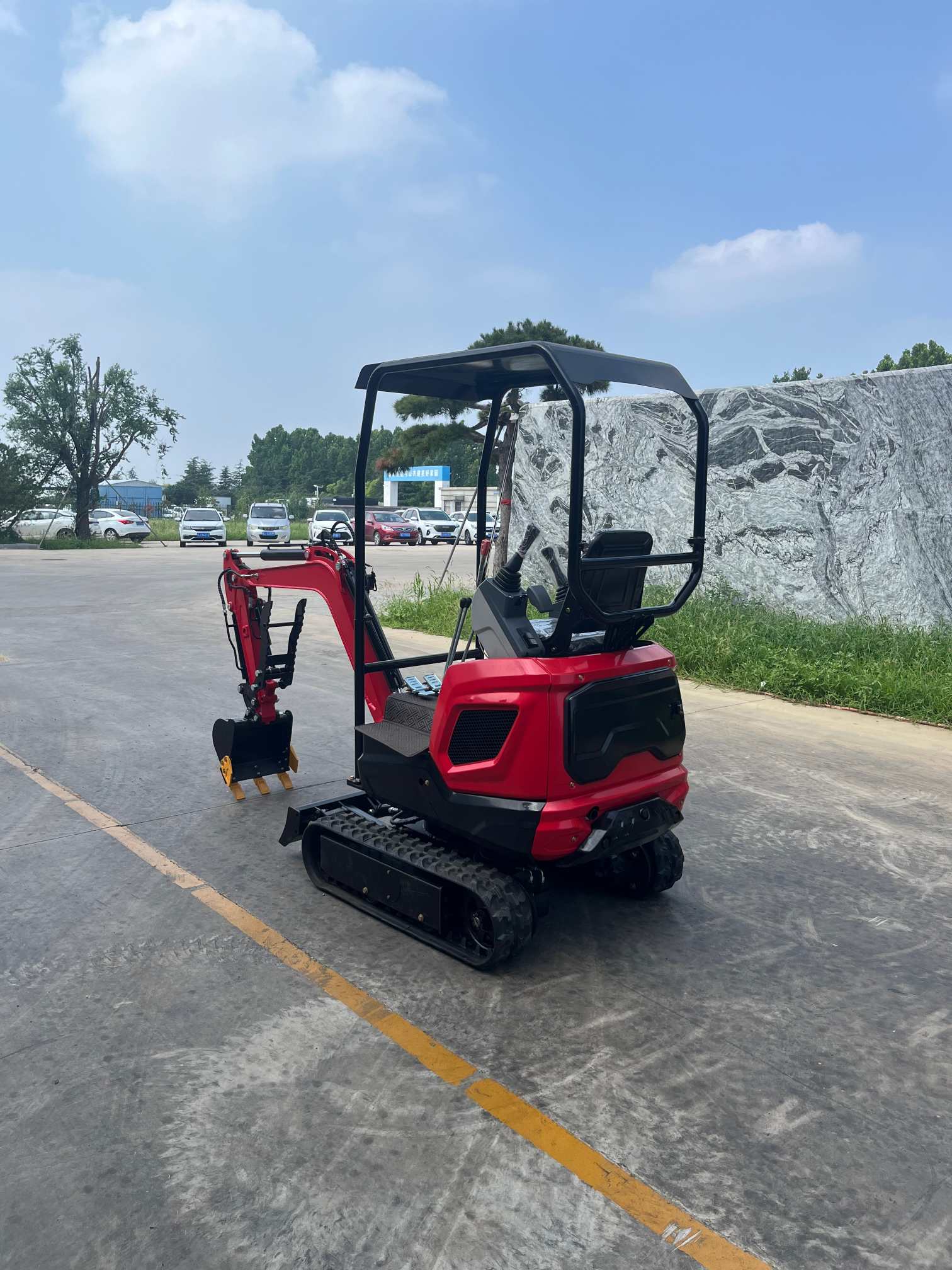 Mini-pelle de 1,2 tonne