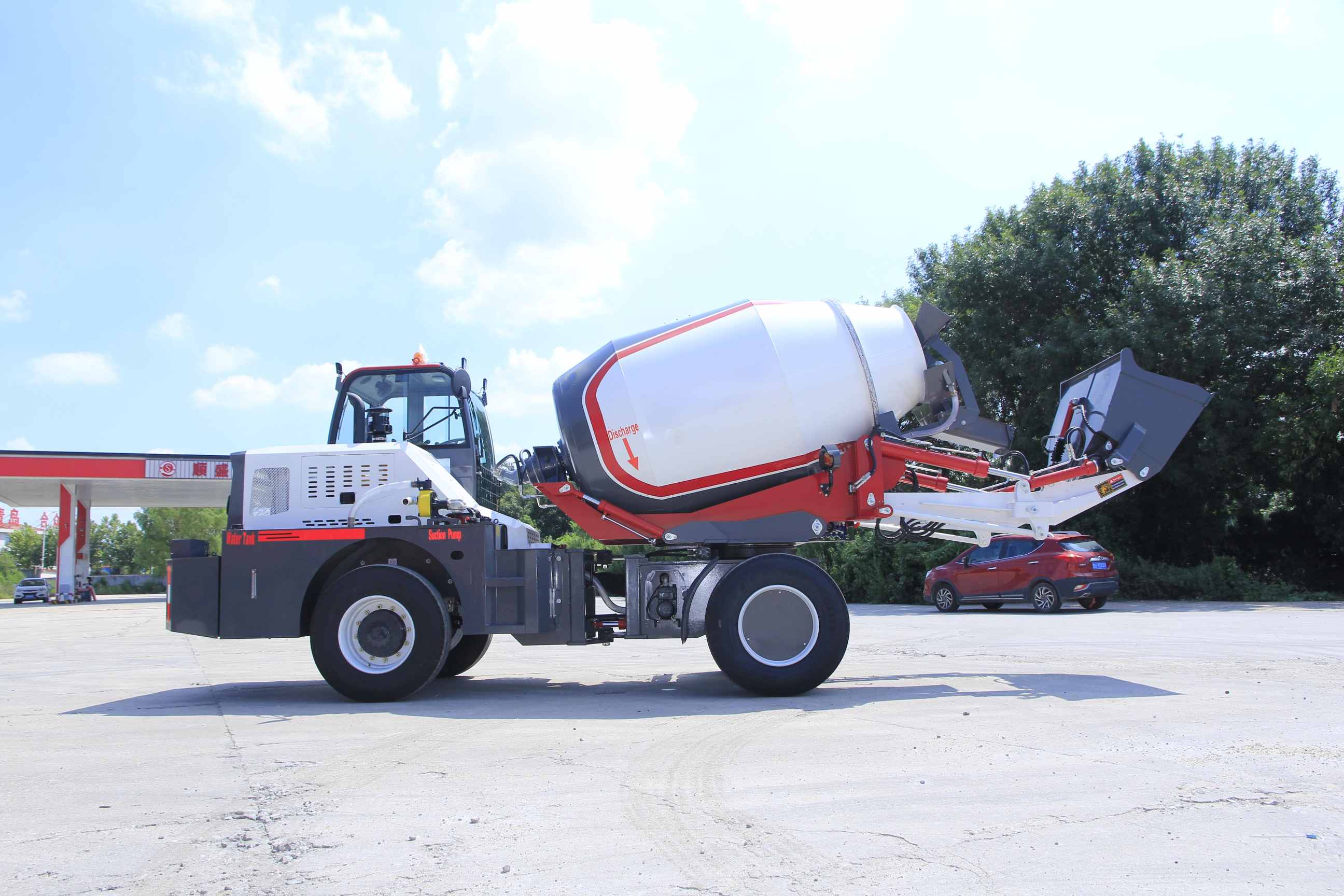 Camion malaxeur à béton de 6,5 m³