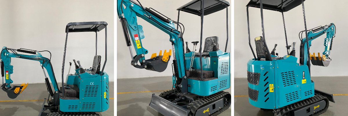 Mini-pelle de 1,5 tonne