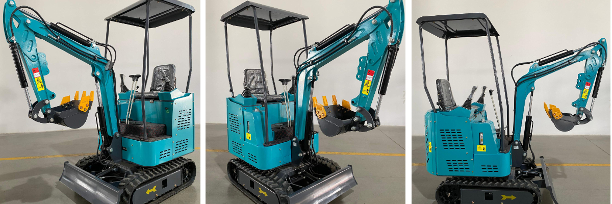 Mini-pelle de 1,5 tonne