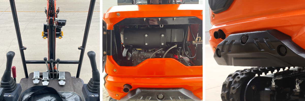 Mini-pelle de 1,2 tonne Mini-pelle de 1,2 tonne