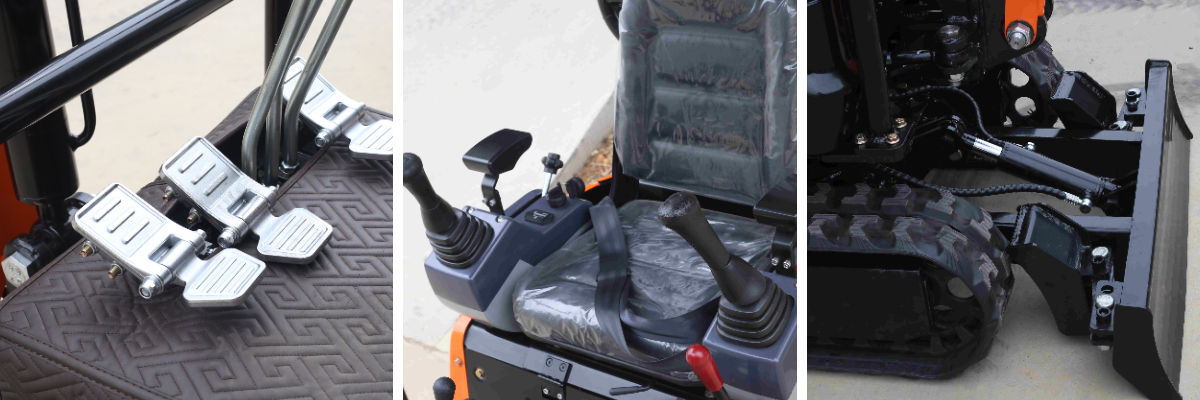 excavatrice de 1 tonne