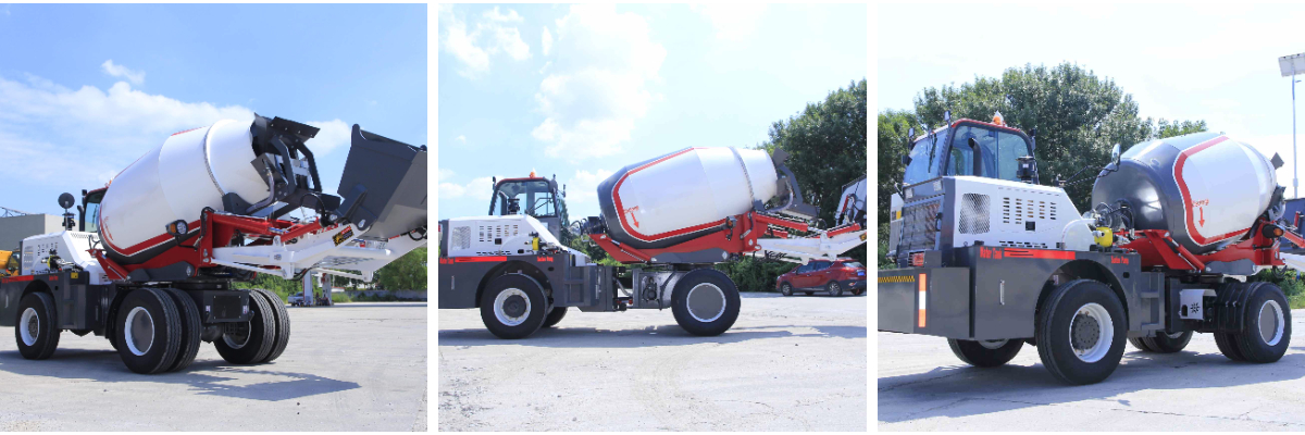 Camion malaxeur à béton de 5,5 m³