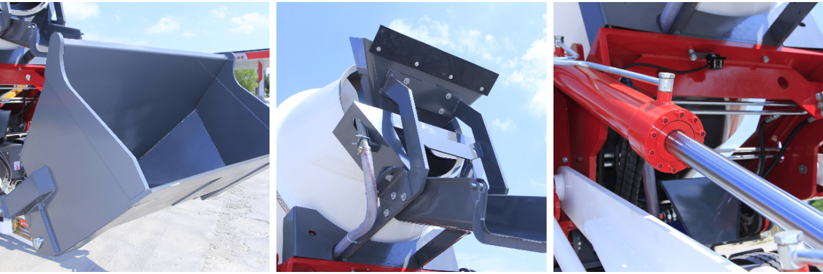 Camion malaxeur à béton de 5,5 m³