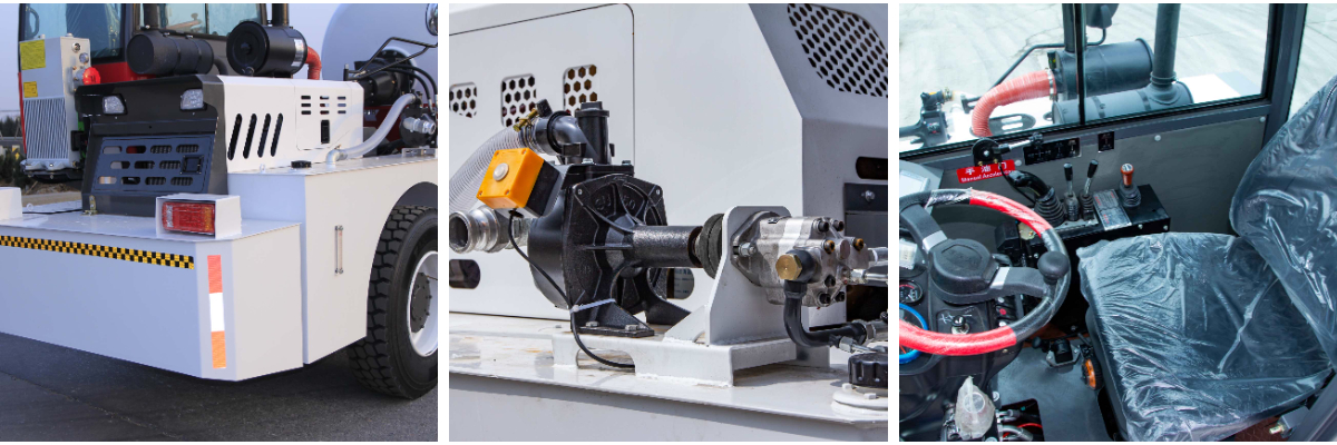 Camion malaxeur à béton de 4,5 m³