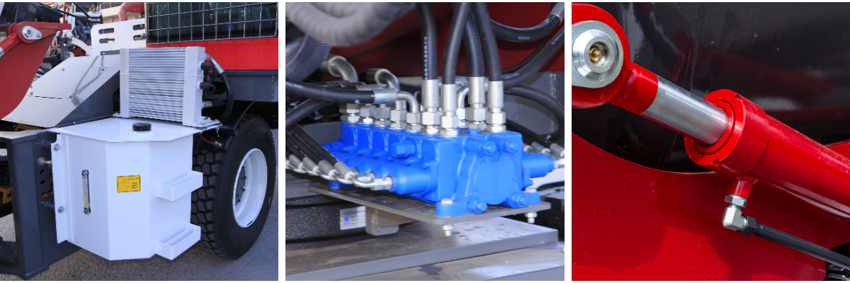 Camion malaxeur à béton de 4,5 m³