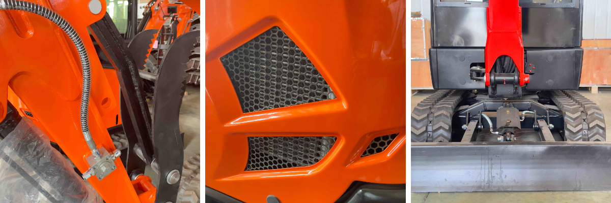 Mini-pelle de 1,8 tonne