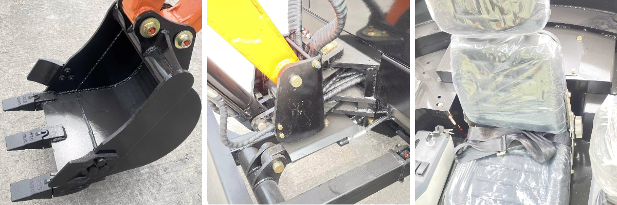 Mini-pelle de 2,5 tonnes