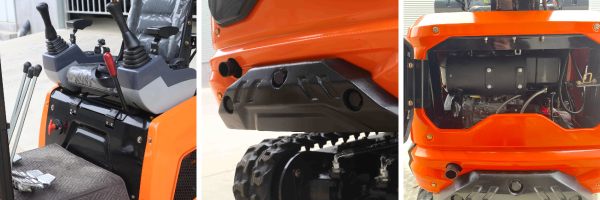 Mini-pelle de 1,2 tonne Mini-pelle de 1,2 tonne