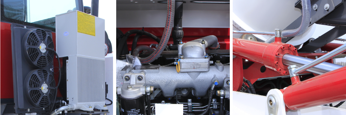 Camion malaxeur de 6,5 mètres cubes